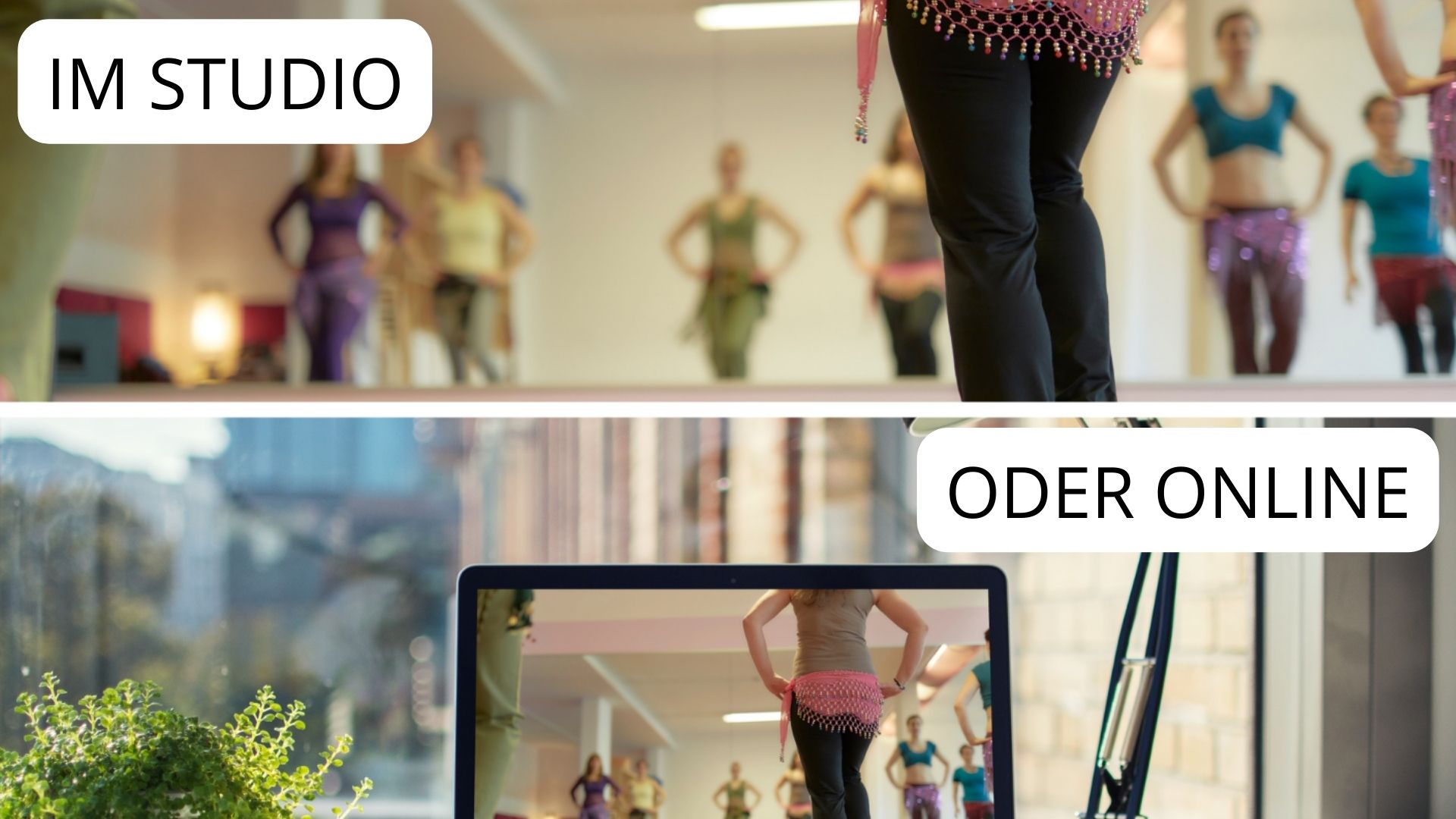 Teilnahme in Präsenz oder online? OT pur - Move your Belly - Foto: Sabuas Lichtraum