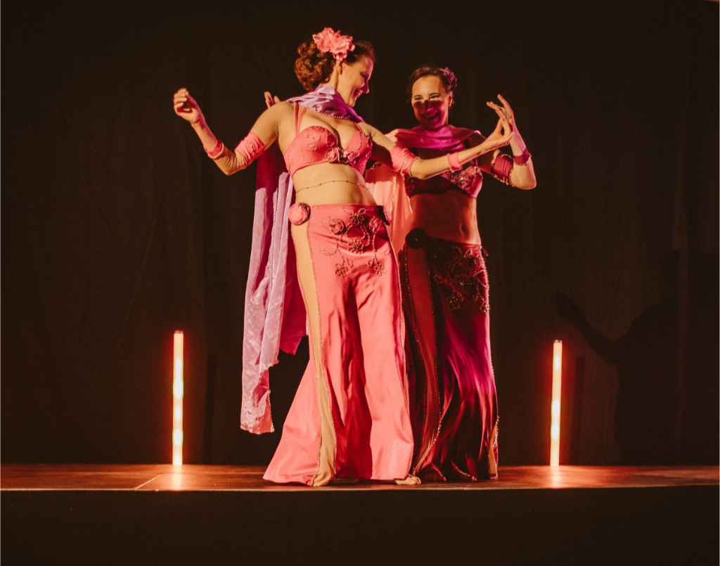 Bauchtänzerinnen Hanan Kadur & Melanie - klasssich-orientalisch - OT pur - Move your Belly