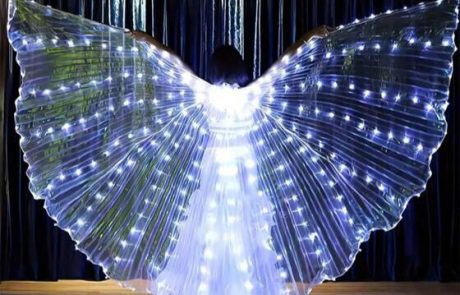 Tanz mit LED-Wings mit Melanie – Showprojekt LUMINA – Foto: Shein Tanz mit LED-Wings mit Melanie - Showprojekt LUMINA - Foto: Shein