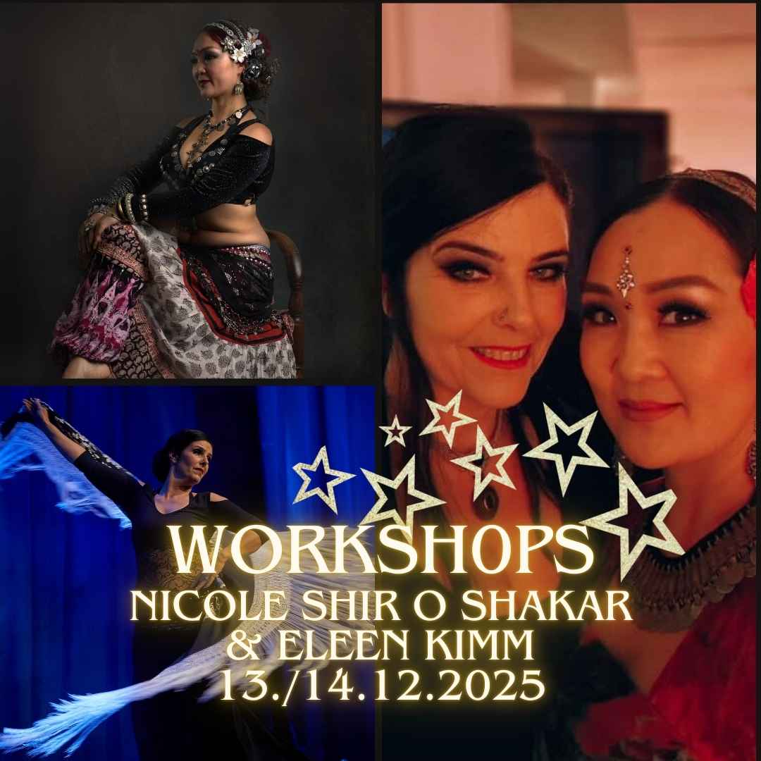 Workshops mit Eleen Kim & Nicole Shir o Shakar - FCBD, Tribal Fusion, Flamenco Fusion, Manton - in Frankfurt & online